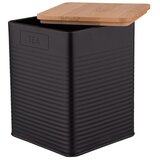 Altom design spremnik s bambusovim poklopcem, čaj, crna, 0204018454 | shoptok.hr