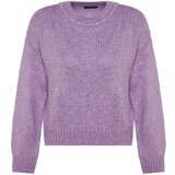 Trendyol Sweater - Purple - Oversize Cijene