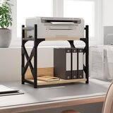 vidaXL Stalak za pisač 2 razine boja hrasta sonome 40x20x40 cm drveni | shoptok.hr