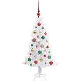  Umjetno božićno drvce s stalakom Bijelo 120 cm PVC i čelik | shoptok.hr