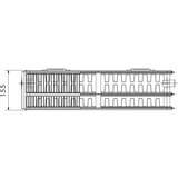 Korado radiator Classic TIP 33, višina: 600 mm, širina: 1000 mm | Shoptok.si