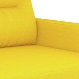  3-dijelni set sofa s jastucima svjetložuti od tkanine | shoptok.hr