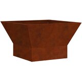  Kamin Smeđa 60 x 60 x 35 cm Čelik otporan na vremenske uvjete | shoptok.hr