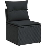  11-dijelni set vrtnih sofa od poliratana s jastucima crni | shoptok.hr