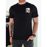 DStreet Koszulka męska z nadrukiem czarna | shoptok.hr