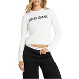 Guess Puloverji W4BR10 Z3HM1 Bela | Shoptok.si