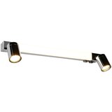  LED stenska svetilka v sijajno srebrni barvi Enrico – | Shoptok.si