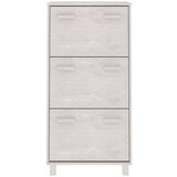 vidaXL ormarić za cipele bijeli 59,5 x 35 x 117 cm od masivne borovine | shoptok.hr