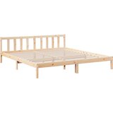  Dugi okvir kreveta bez madraca 180 x 220 cm od borovine | shoptok.hr