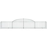  Obokane gabion košare 8 kosa 300x50x40/60 cm pocinkano železo | Shoptok.si