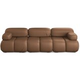 Makamii Smeđa sofa od imitacije kože 285 cm Lokua – | shoptok.hr