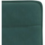 vidaXL Jedilni stoli 4 kosi temno zelen žamet | Shoptok.si