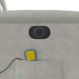  Električni masažni naslonjač na podizanje svijetlosivi | shoptok.hr