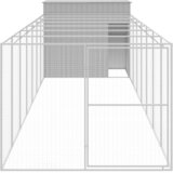  Kućica za pse s igralištem svjetlosiva 214x865x181 cm čelična | shoptok.hr