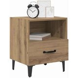 vidaXL Nočna omarica s predalom 2 pcs artisan hrast 40 x 35 x 47.5 cm | Shoptok.si