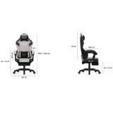 Huzaro Force 3.7 Siva Gaming stolica | Eponuda.com