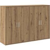vidaXL Stranske omarice 2 kosa iz umetnega hrasta 60x31x84 cm Inženirski les | Shoptok.si