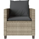  3-dijelni bistro set s jastucima svjetlosivi od poliratana | shoptok.hr