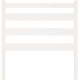  Uzglavlje za krevet bijelo 106 x 4 x 100 cm od masivne borovine | Eponuda.com