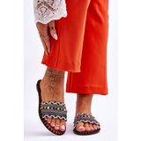 Kesi Women's decorated slippers Black Bellisa | shoptok.hr