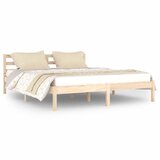The Living Store Posteljni okvir iz trdne borovine 160x200 cm - Posteljni Okvir, (21527189) | Shoptok.si