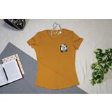 POWERED by coffee - Strukirana majica Senf žuta XL | ePonuda.com