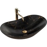 Rea Umivalnik Royal Black Marble Matt countertop Cene