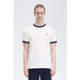 Fred Perry Majice & Polo majice TAPED RINGER T-SHIRT Bela | Shoptok.si
