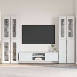  Set TV komoda s ladicama Visoki sjaj bijela Konstruirano drvo | shoptok.hr