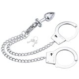  LateToBed BDSM - lisice s analnim dildom (srebrno) Cijene