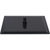  Glava za tuš od nehrđajućeg čelika 40 x 40 cm četvrtasta crna | shoptok.hr