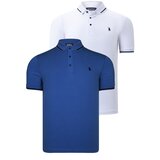 Dewberry DOUBLE SET T8586 MEN'S T-SHIRT-WHITE-SAKS Cene
