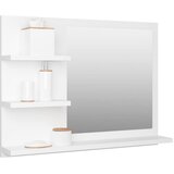  Kupaonsko ogledalo bijelo 60 x 10,5 x 45 cm konstruirano drvo | shoptok.hr