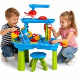 Lean Toys višerazinski stol za igru s vodom i pijeskom, stolica i pribor – 63 cm Cijene