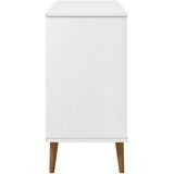  Komoda MOLDE bijela 90 x 40 x 80 cm od masivne borovine | shoptok.hr