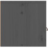 vidaXL Zidni ormarići 2 kom sivi 60 x 30 x 30 cm od masivne borovine | shoptok.hr
