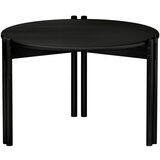 Karup Design Crni okrugao stolić za kavu od masivnog bora ø 60 cm Sticks – Cijene