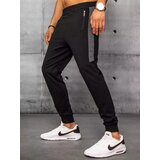 DStreet Spodnie męskie dresowe czarne | shoptok.hr