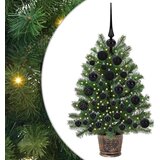 vidaXL Umestno božično drevo med 150 LED Zelena 65 cm PE in PVC | Shoptok.si