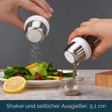 KITCHENDAO 120 ml stekleni dozirnik za sol in poper | Shoptok.si
