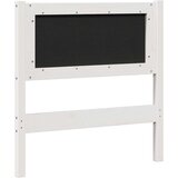  Tapecirani uzglavlje Bijelo 75 cm Masivni bor i tkanina | shoptok.hr