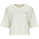 New Balance Majice s kratkimi rokavi LINEAR HERITAGE RELAXED T-SHIRT Bež Cene