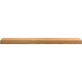  Okenske police 2 kosa svetlo rjava 100x15x2 cm trdna hrastovina, (5000208462) | Shoptok.si