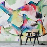  Foto tapeta - Watercolor Birds 200x140 Premium | shoptok.hr