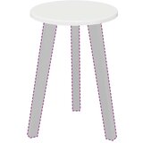 vidaXL Nepremična površina Bela z visokim sijajem 30 x 30 x 1.5 cm | Shoptok.si