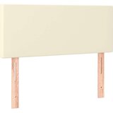  Krevet s oprugama i madracem krem 100x200 cm od umjetne kože | shoptok.hr