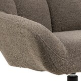 Actona Siv/rjav fotelj iz tkanine bouclé Paris – | Shoptok.si
