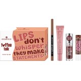 Essence toffee talk brown lip set darilni set za ustnice 01 Pout Au Chocolat | Shoptok.si
