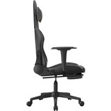  Masažni igralni stol z oporo za noge črno in Siva umetno usnje, (21152314) | Shoptok.si