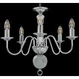  Luster srebrni 5 žarulja E14 | shoptok.hr